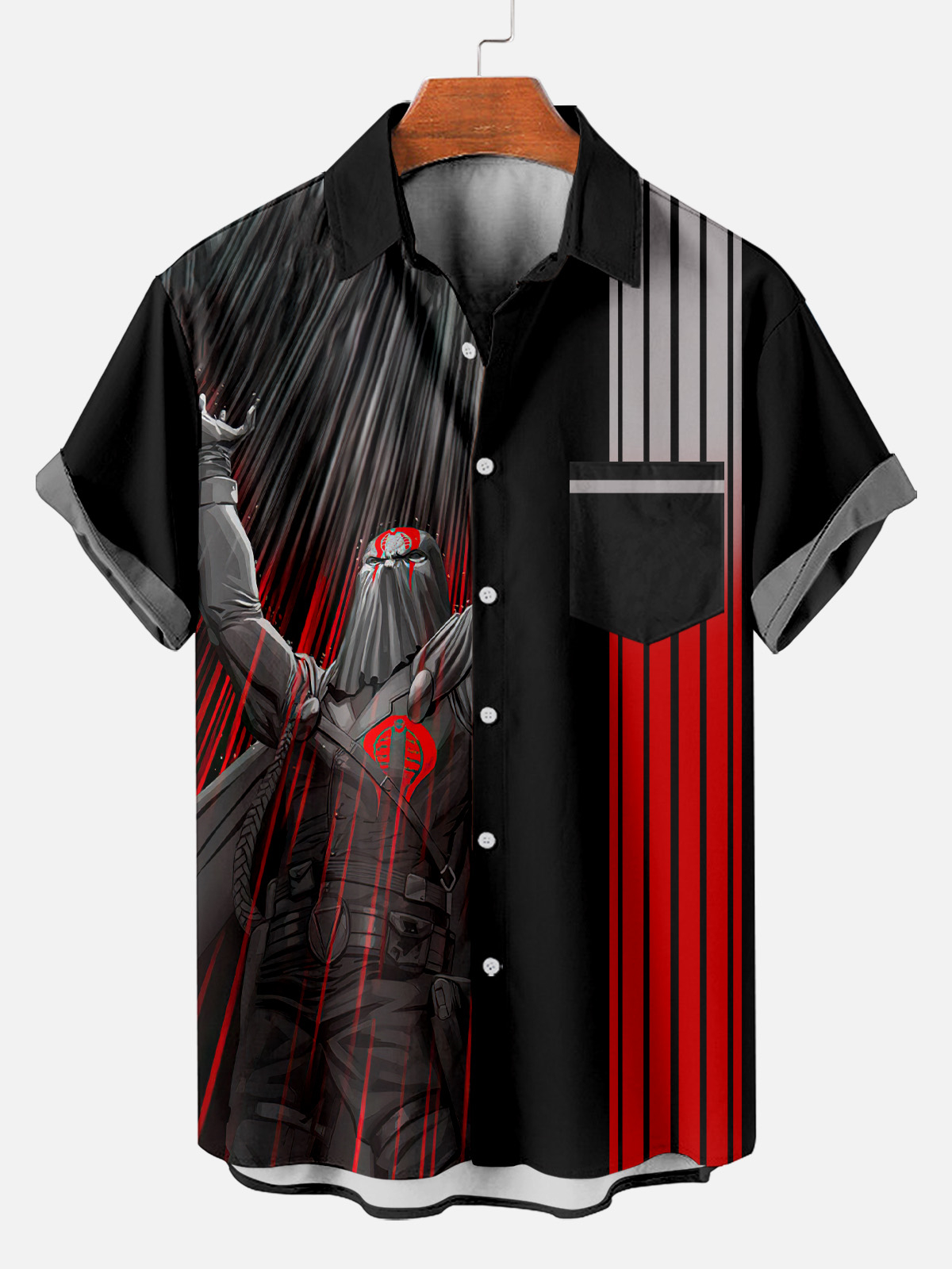 Men's Classic Character Graphic Short Sleeve Shirt