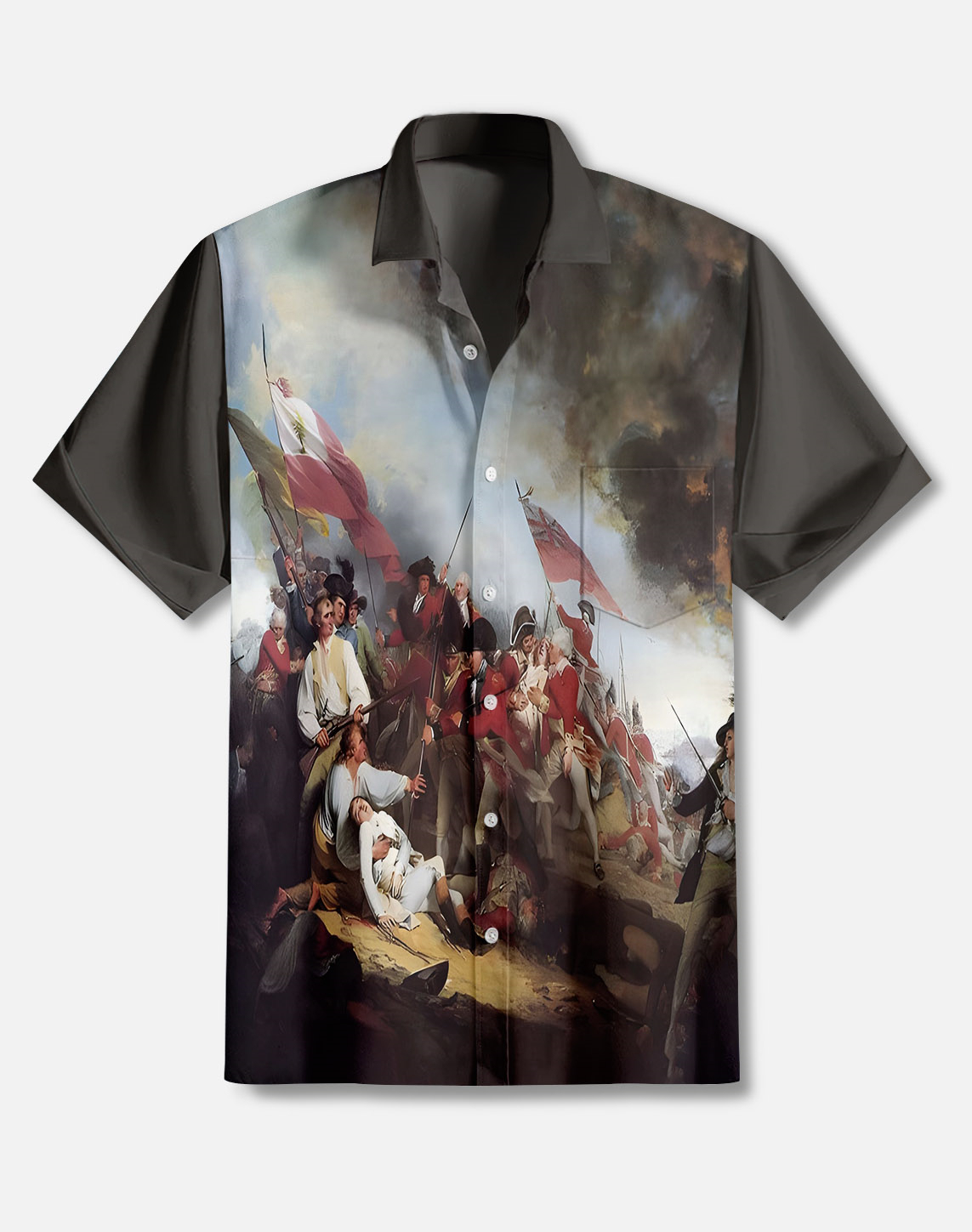 Men's illustration short sleeve shirt