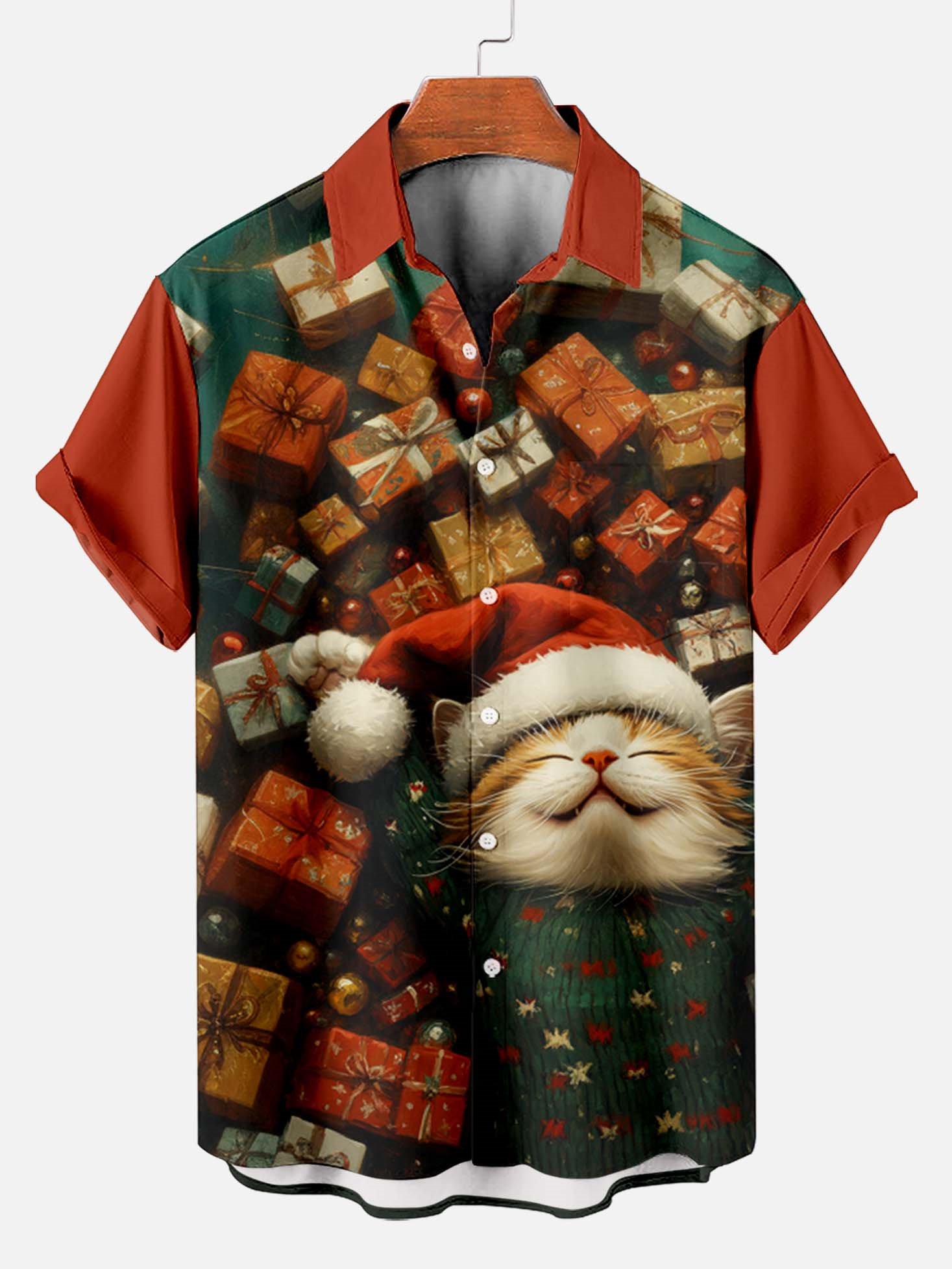 Men's Fun Cartoon Graphic Short Sleeve Shirt