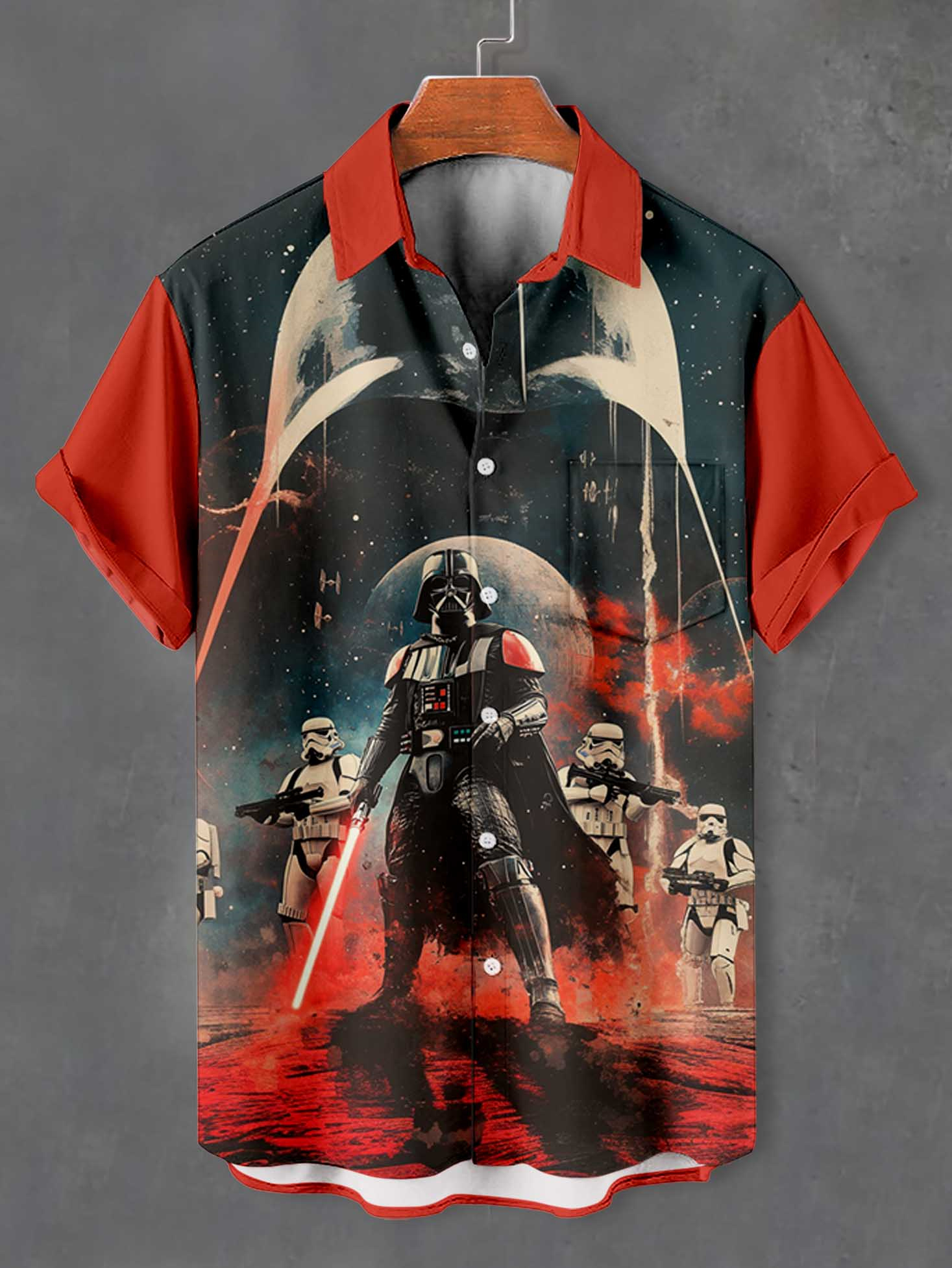 Men's Classic Movie Graphic Short Sleeve Shirt