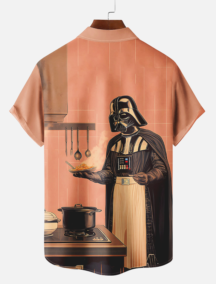 Men's Classic Movie Graphic Short Sleeve Shirt