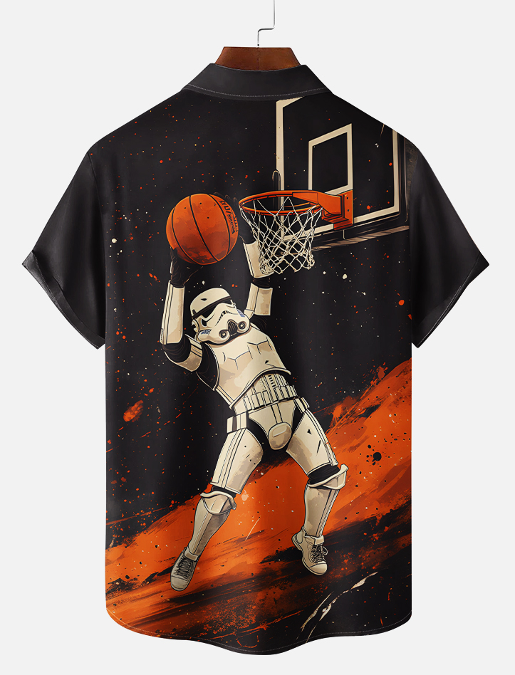 Men's Classic Movie Graphic Short Sleeve Shirt