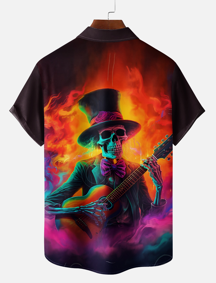 Men's Day of the Dead Graphic Short Sleeve Shirt