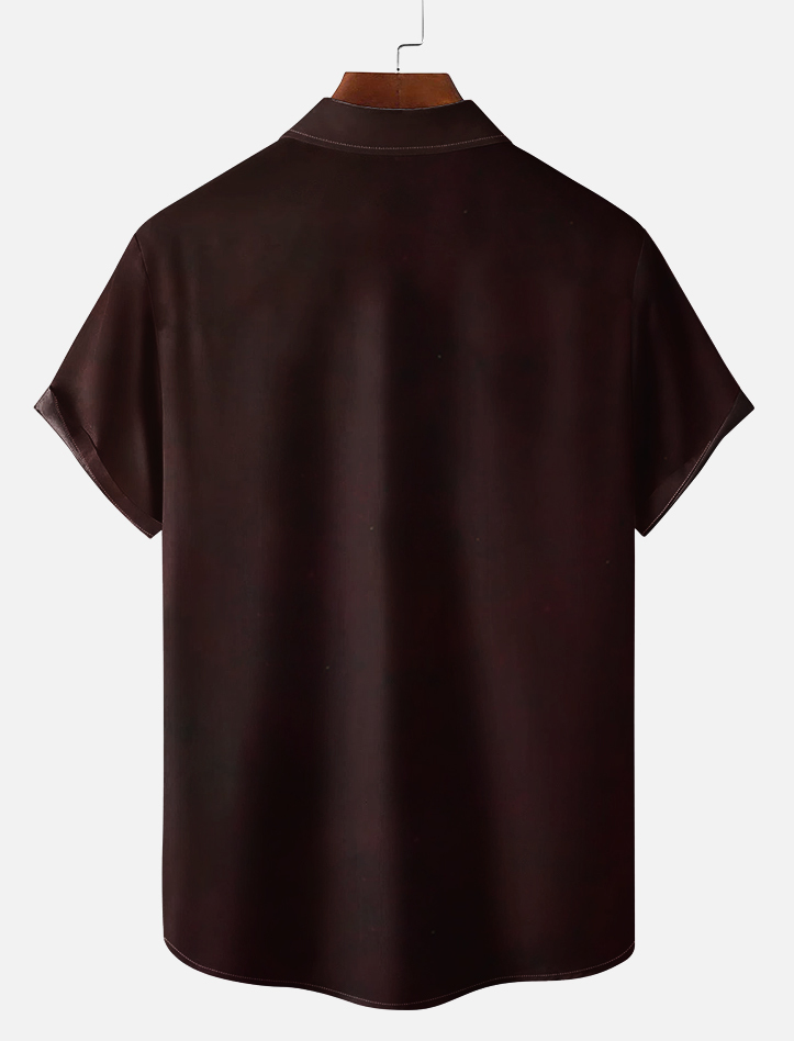 Men's Classic Movie Graphic Short Sleeve Shirt