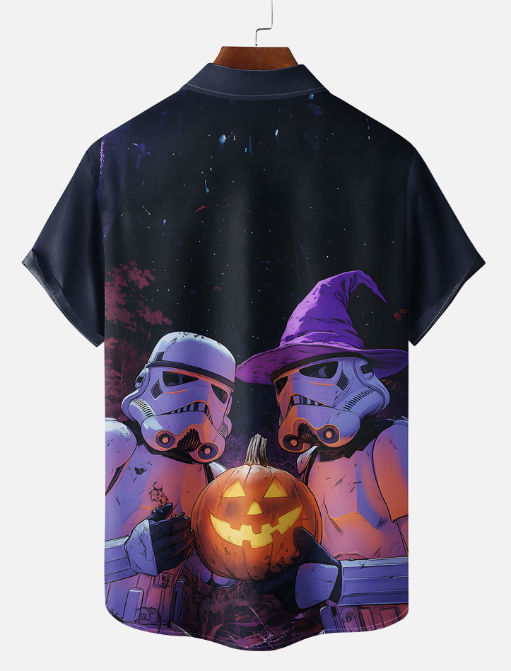 Men's Classic Movie Graphic Short Sleeve Shirt