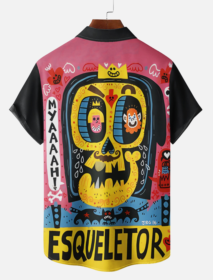 Men's Fun Illustrated Short Sleeve Shirt