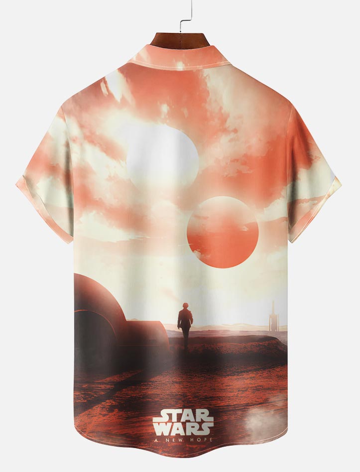 Men's Classic Movie Graphic Short Sleeve Shirt