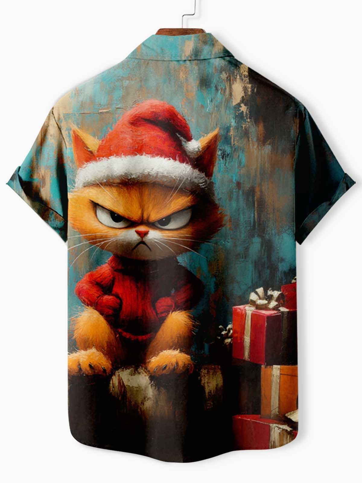 Men's Fun Animal Graphic Short Sleeve Shirt