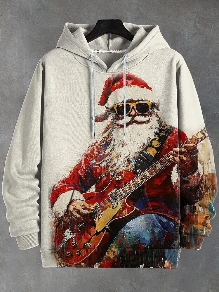 Men's Christmas Funny Art Print Casual Sweatshirt