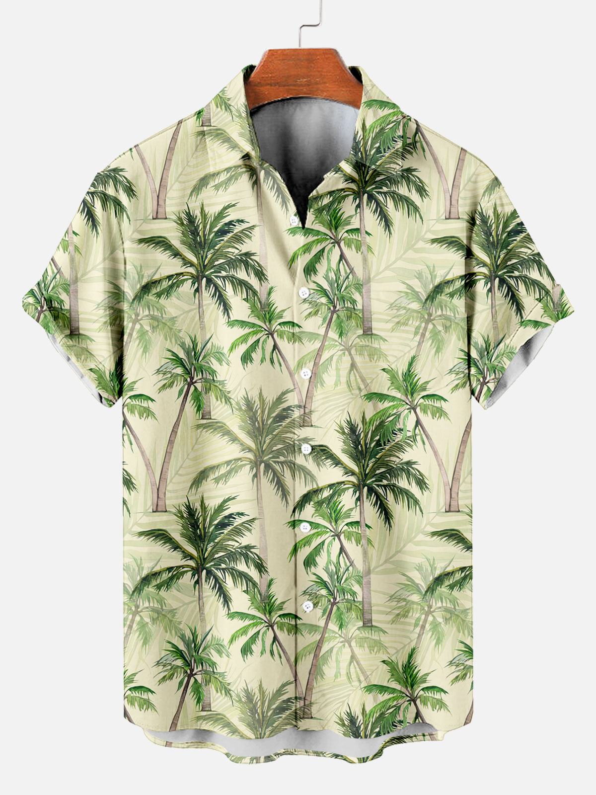 Men's Short Refreshing elegant hawaii Sleeve Shirt 