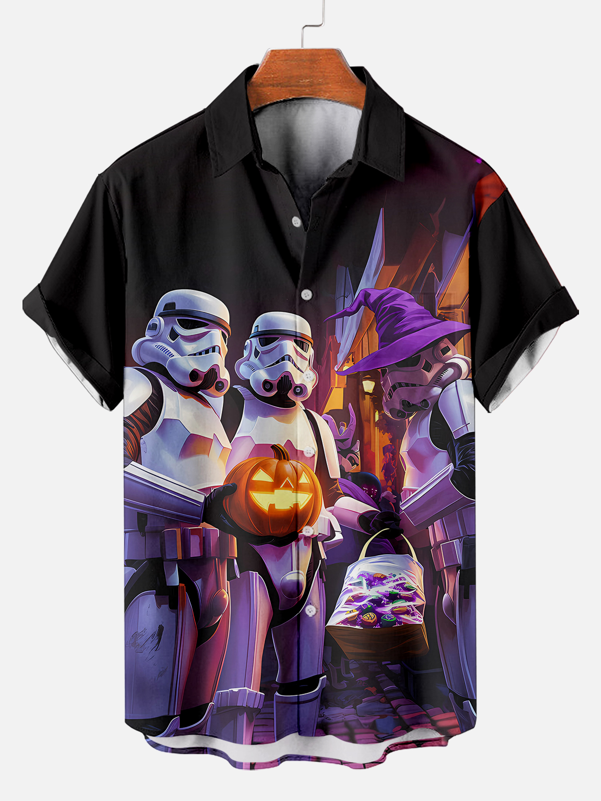 Men's Classic Movie Graphic Short Sleeve Shirt