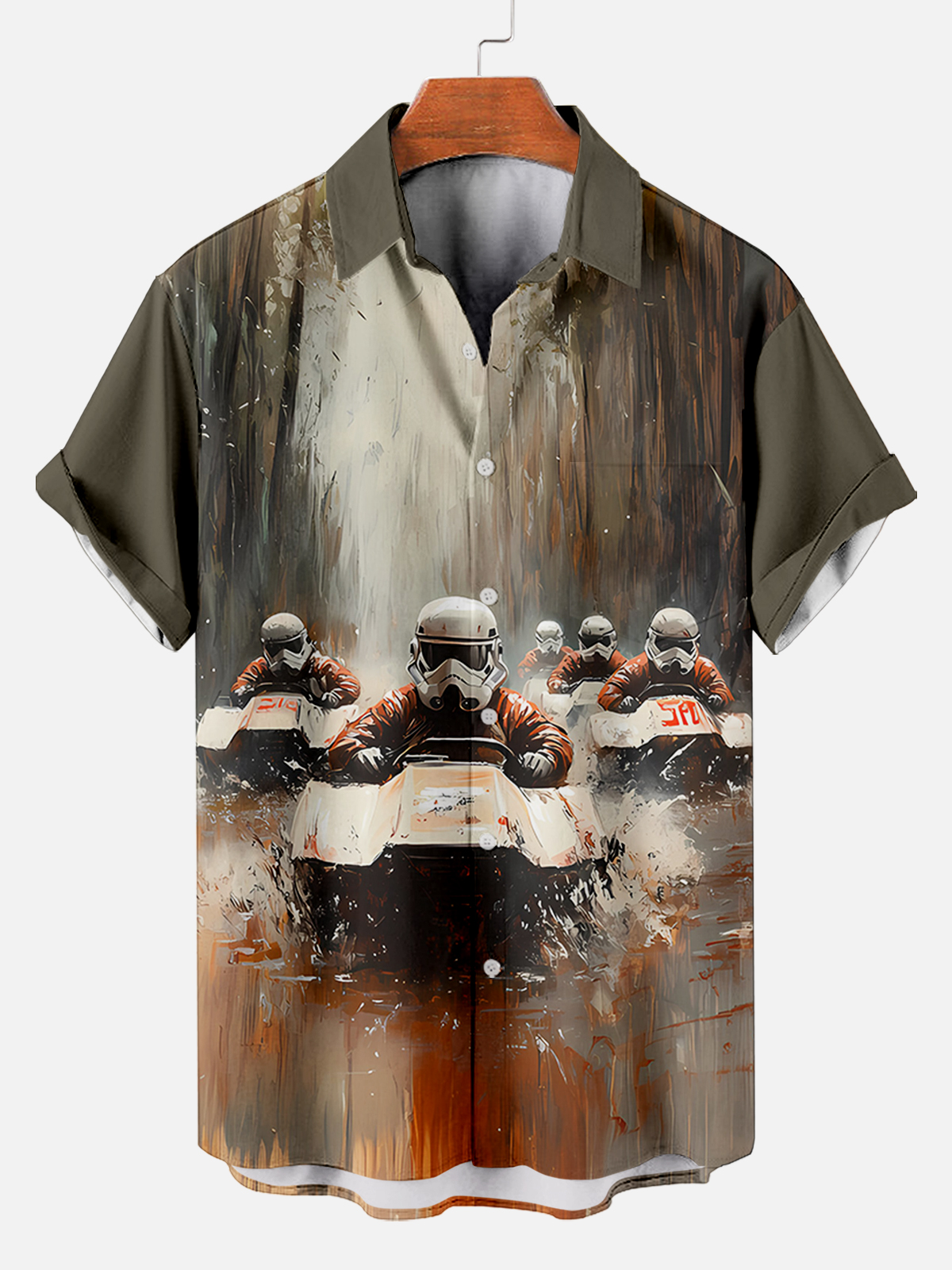 Men's Classic Movie Graphic Short Sleeve Shirt