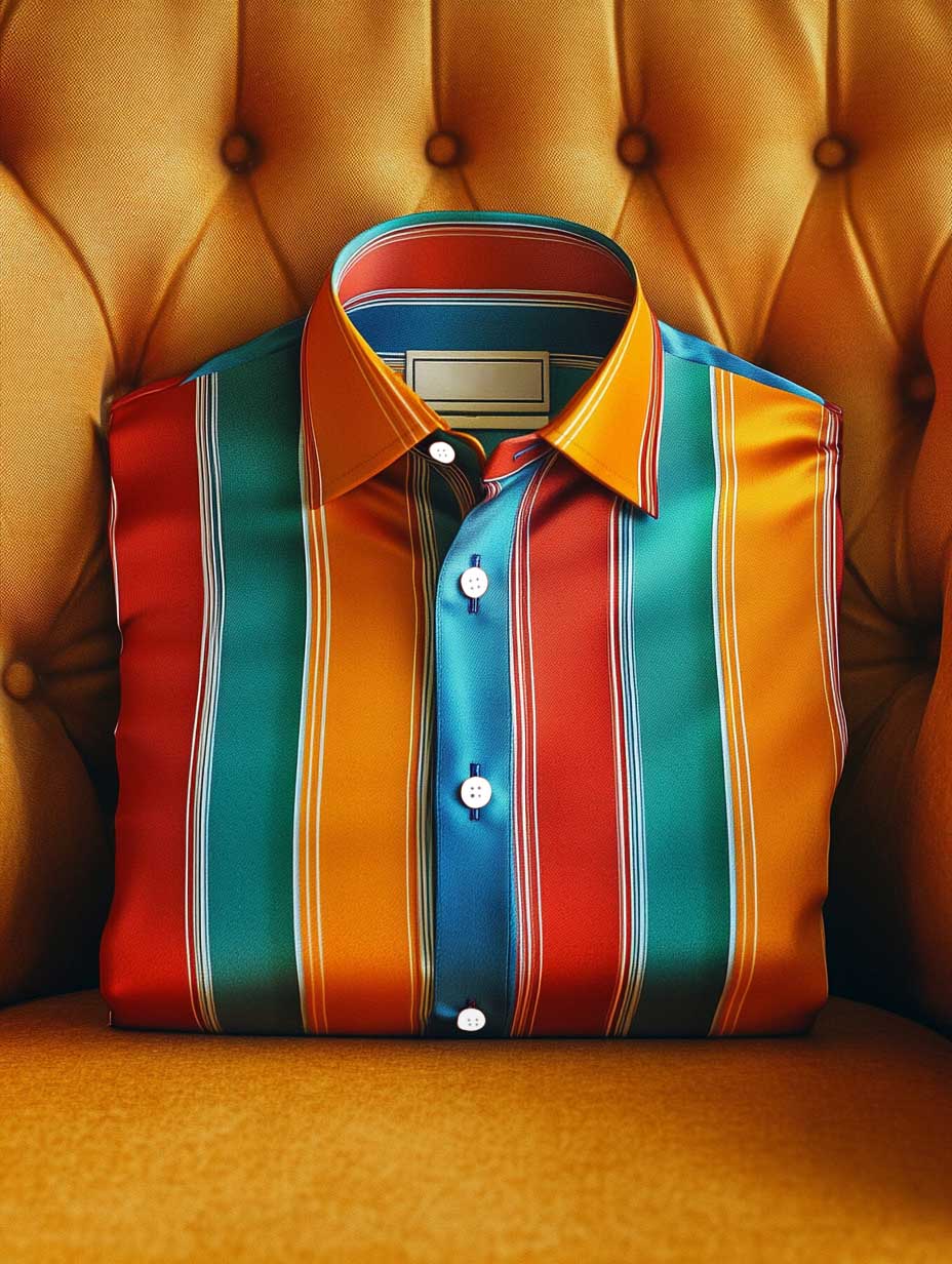 Men's Business Casual Button-Down Shirt