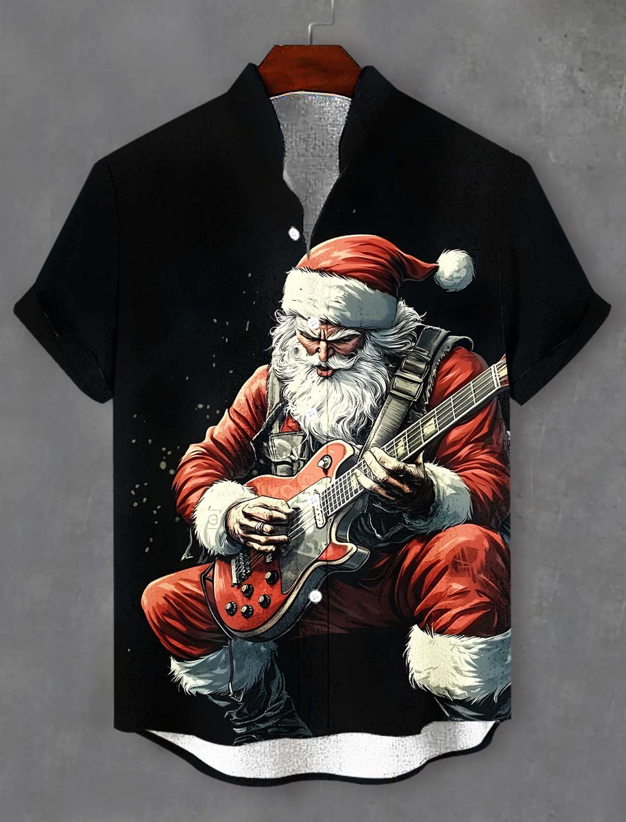 Men's Christmas Graphic Short Sleeve Shirt