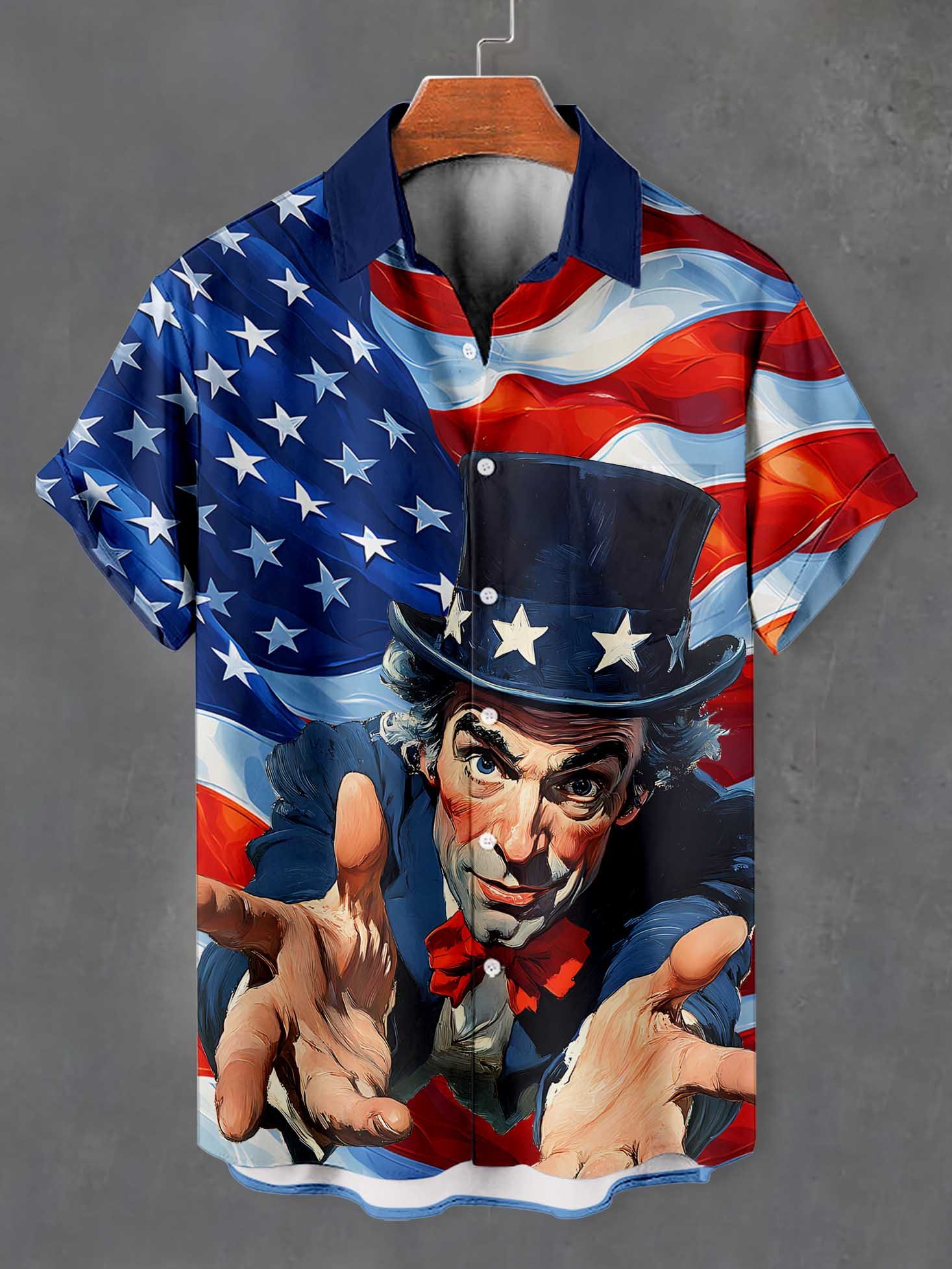 Men's Fun Cartoon Graphic Short Sleeve Shirt