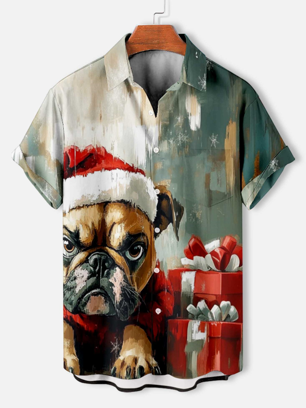 Men's Fun Cartoon Graphic Short Sleeve Shirt