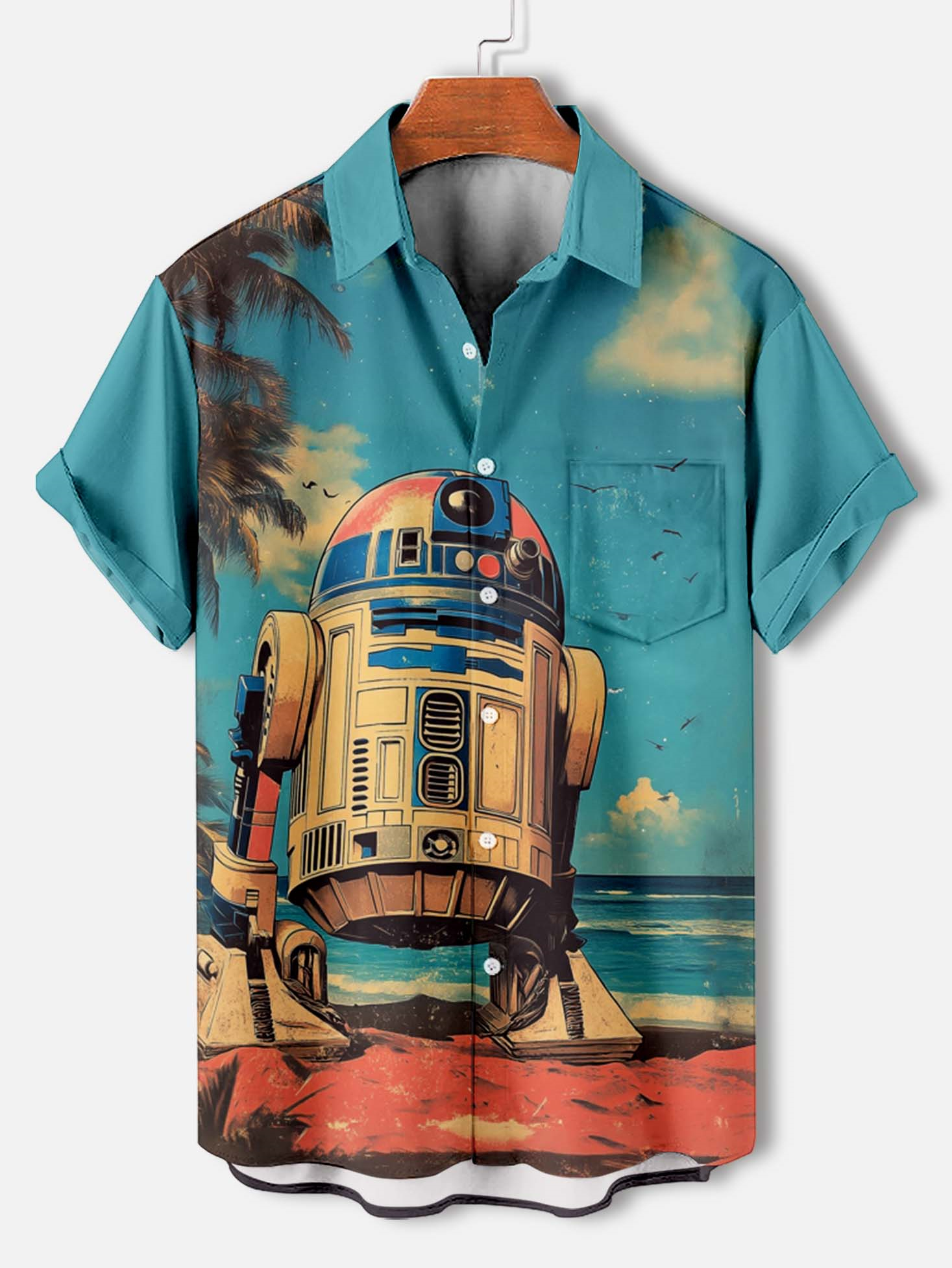 Men's Classic Movie Graphic Short Sleeve Shirt