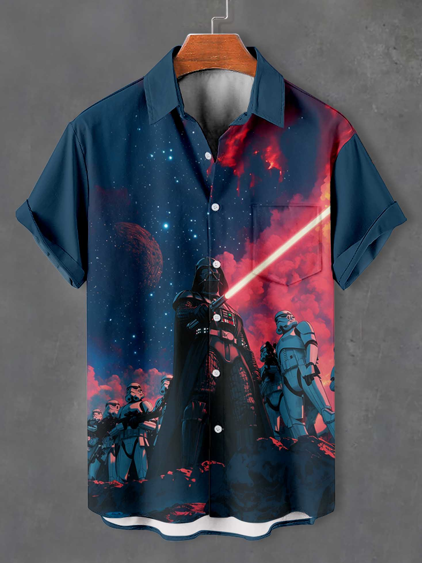 Men's Classic Movie Graphic Short Sleeve Shirt