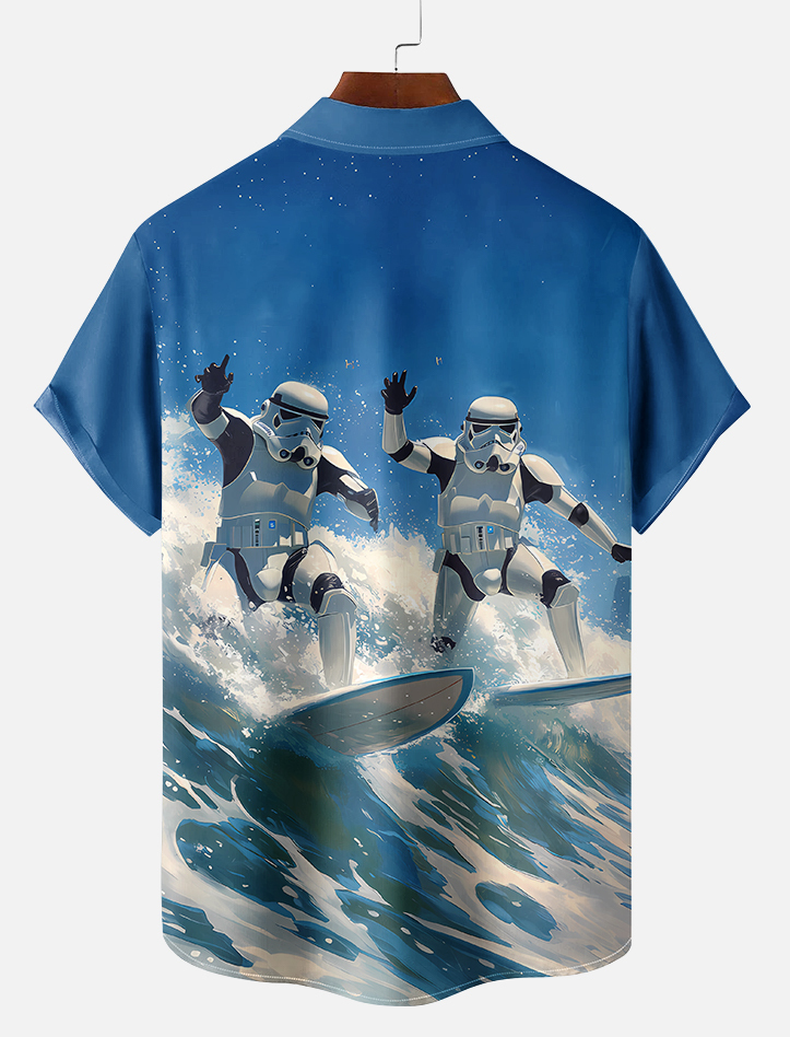 Classic movie graphic short sleeve shirt