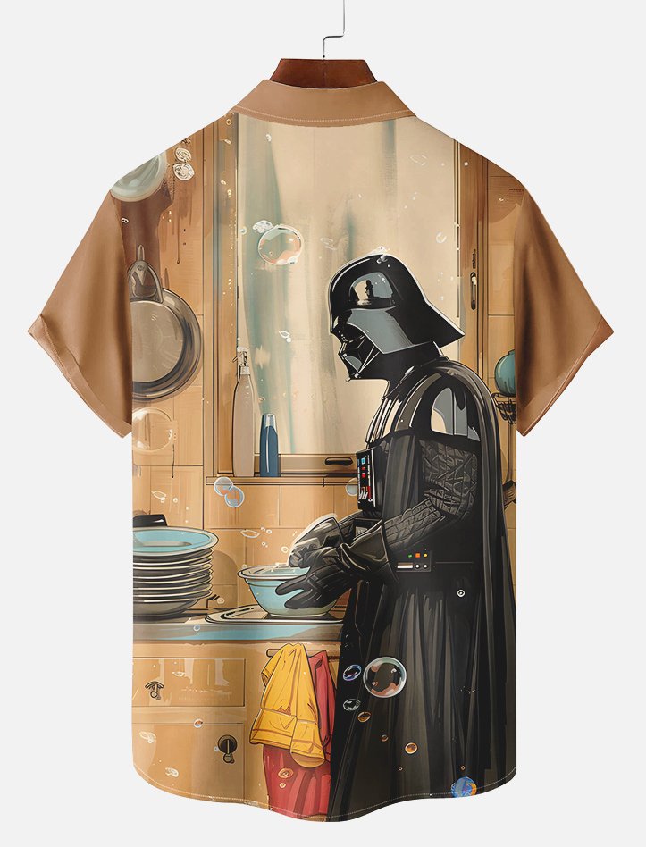 Men's Classic Movie Graphic Short Sleeve Shirt