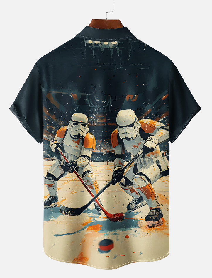 Men's Classic Movie Graphic Short Sleeve Shirt