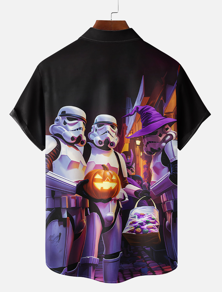 Men's Classic Movie Graphic Short Sleeve Shirt