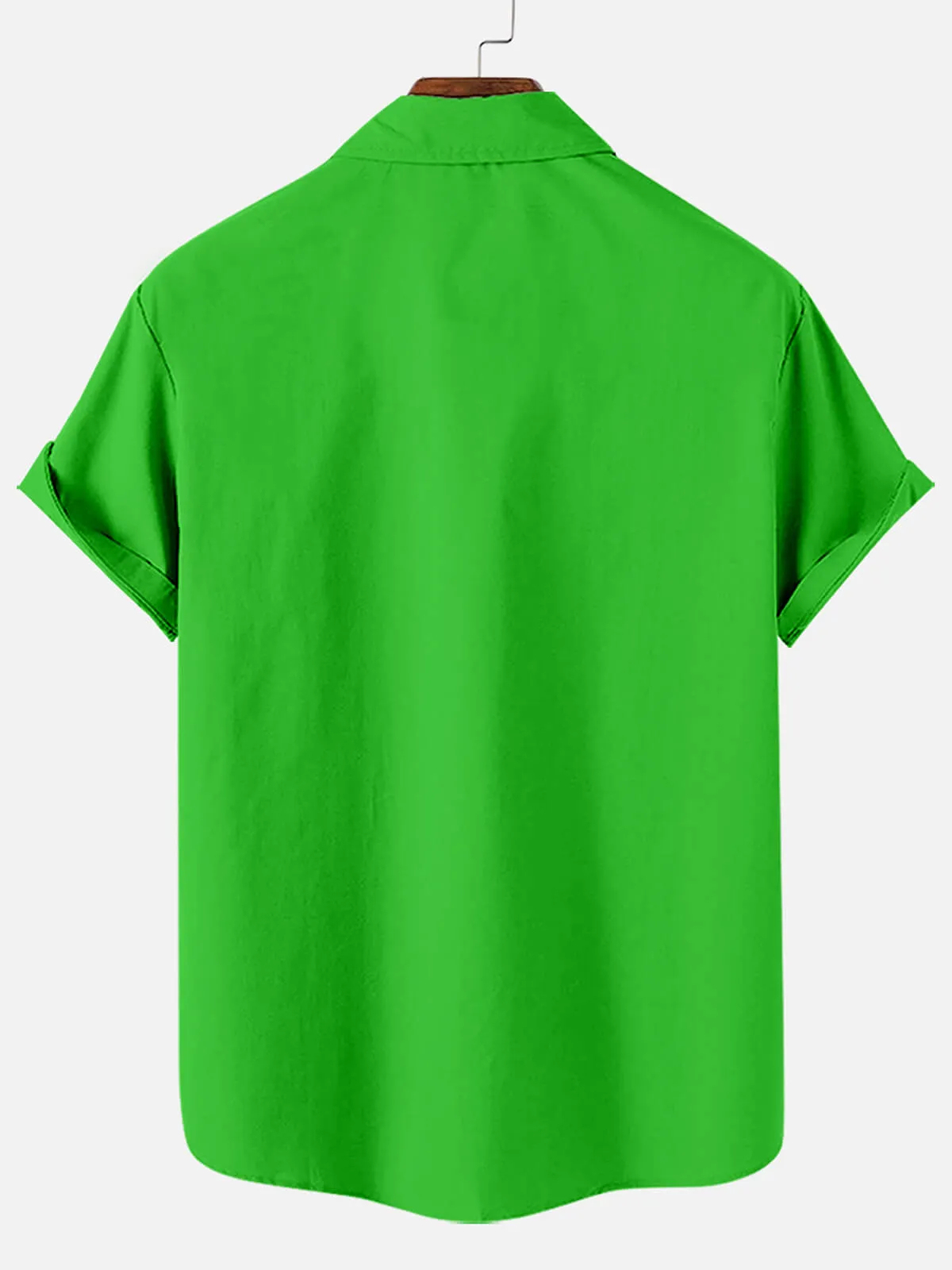 Men's Nostalgic Anime Character Retro Car Short Sleeve Shirt