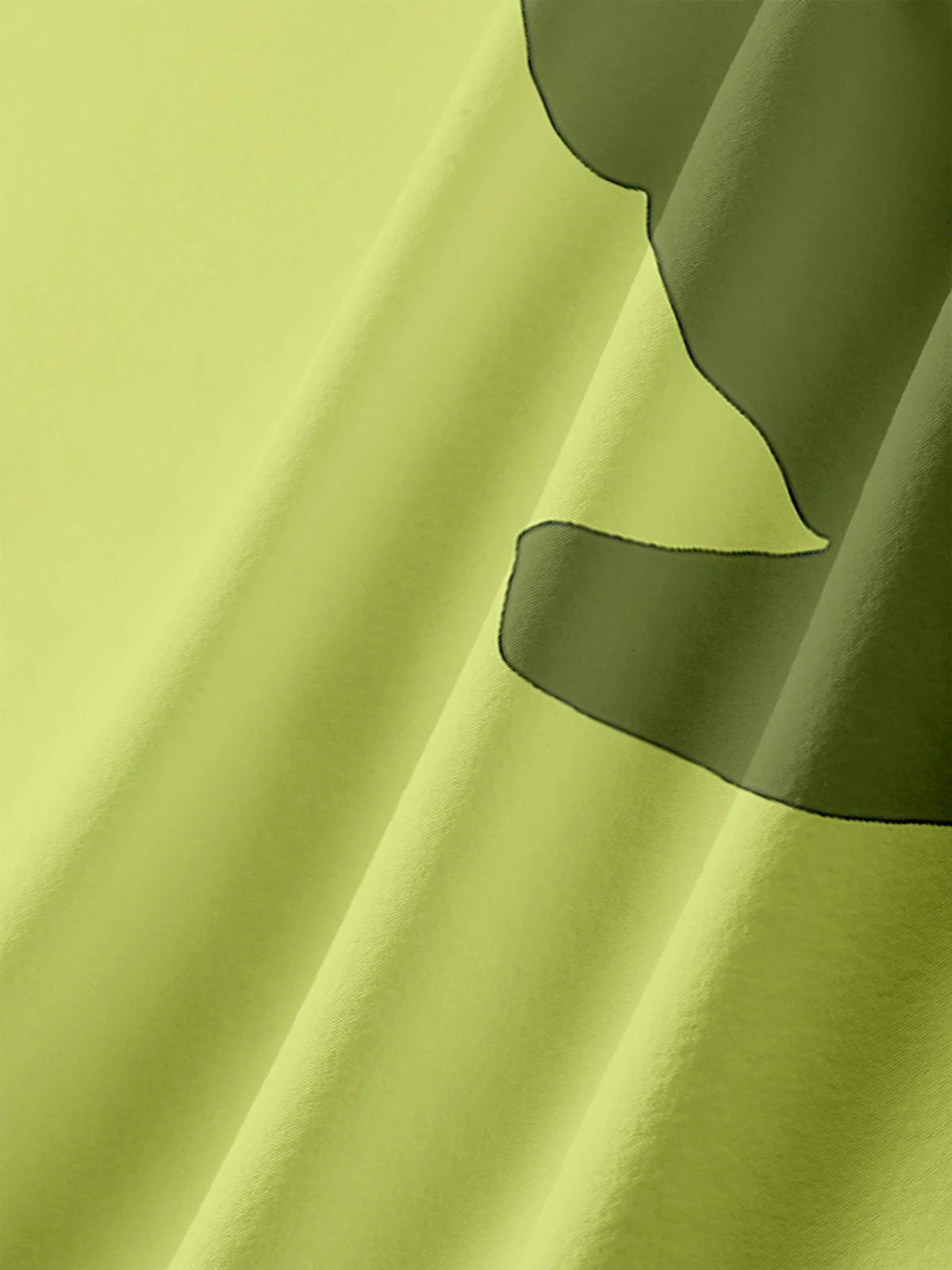 Men's fun casual cartoon frog short sleeved pocket shirt