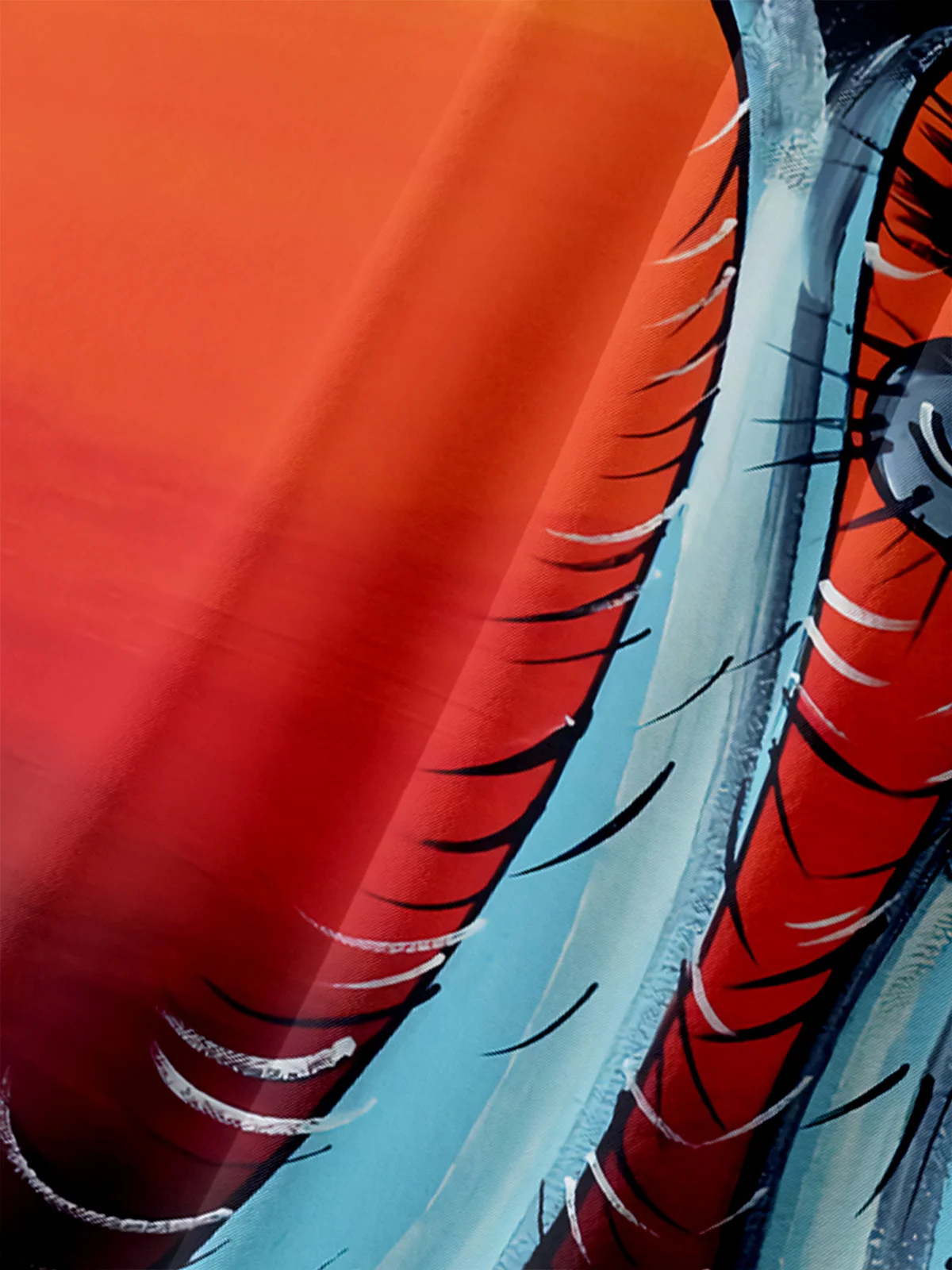 Men's fun ostrich casual short sleeved pocket shirt