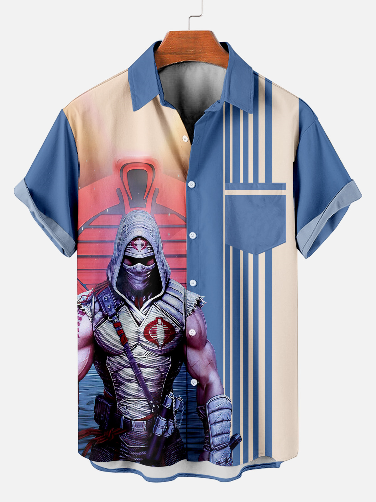 Men's Classic Character Graphic Short Sleeve Shirt