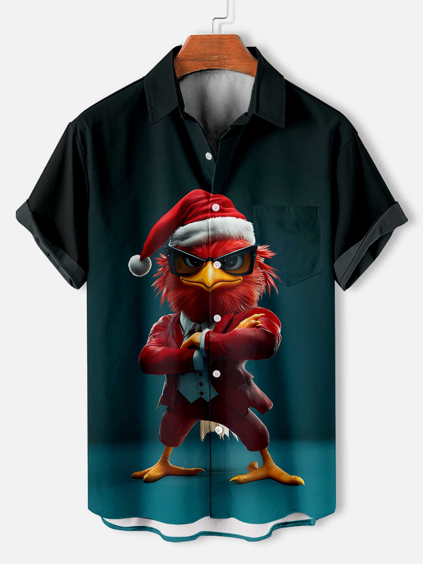 Men's Fun Cartoon Graphic Short Sleeve Shirt