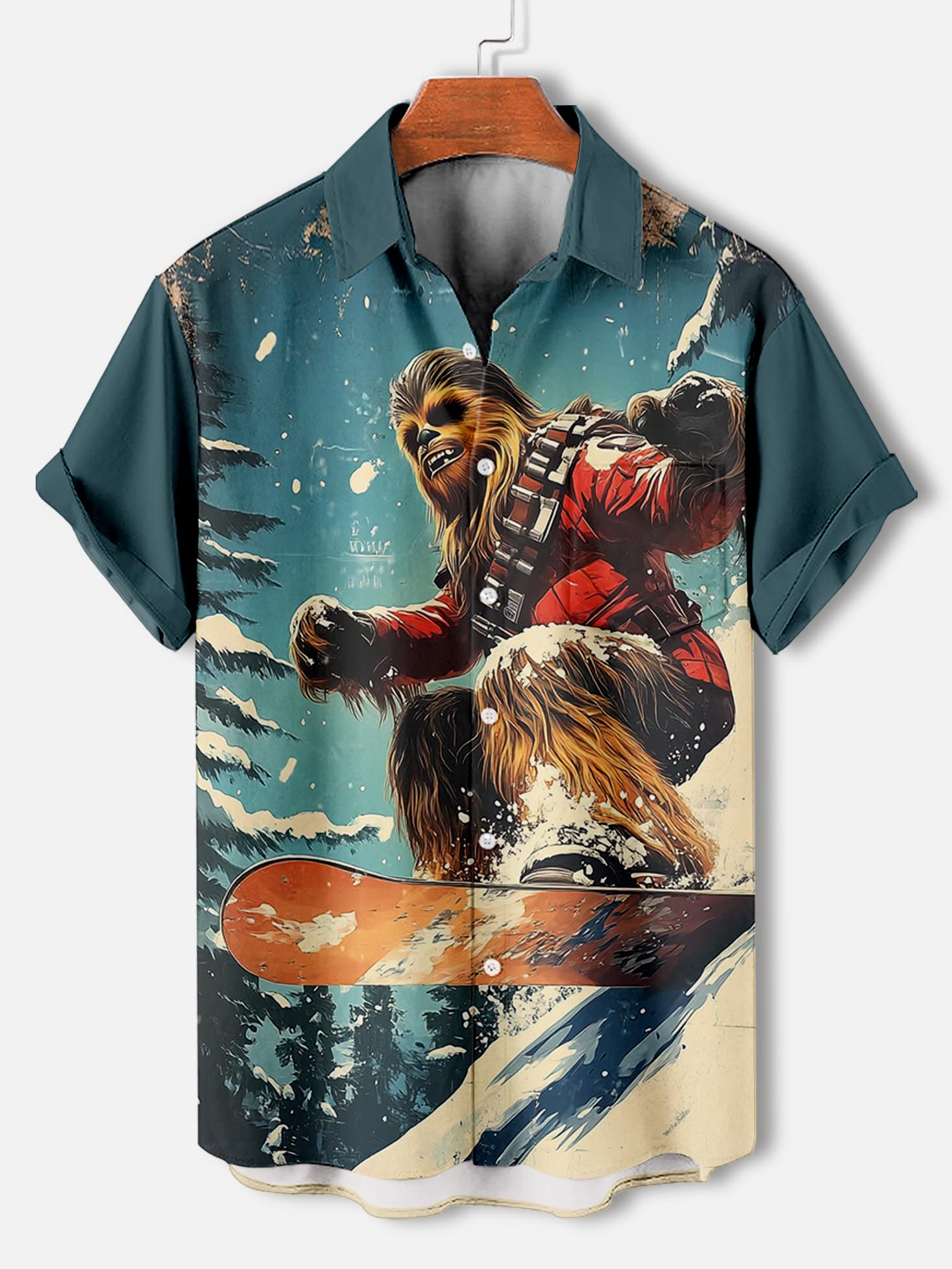 Men's Classic Movie Graphic Short Sleeve Shirt
