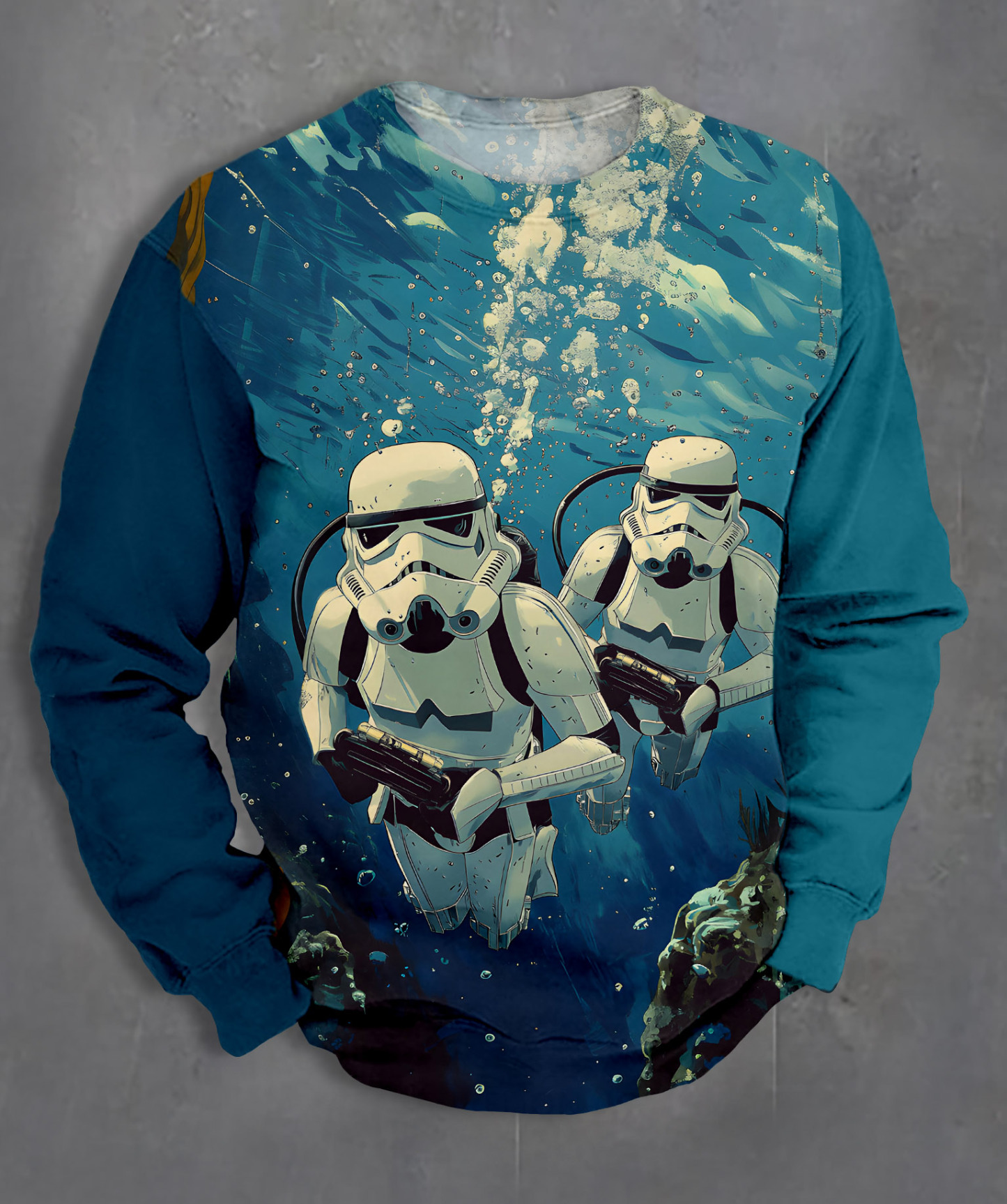 Men's Casual Classic Movie Graphic Long Sleeve Sweater