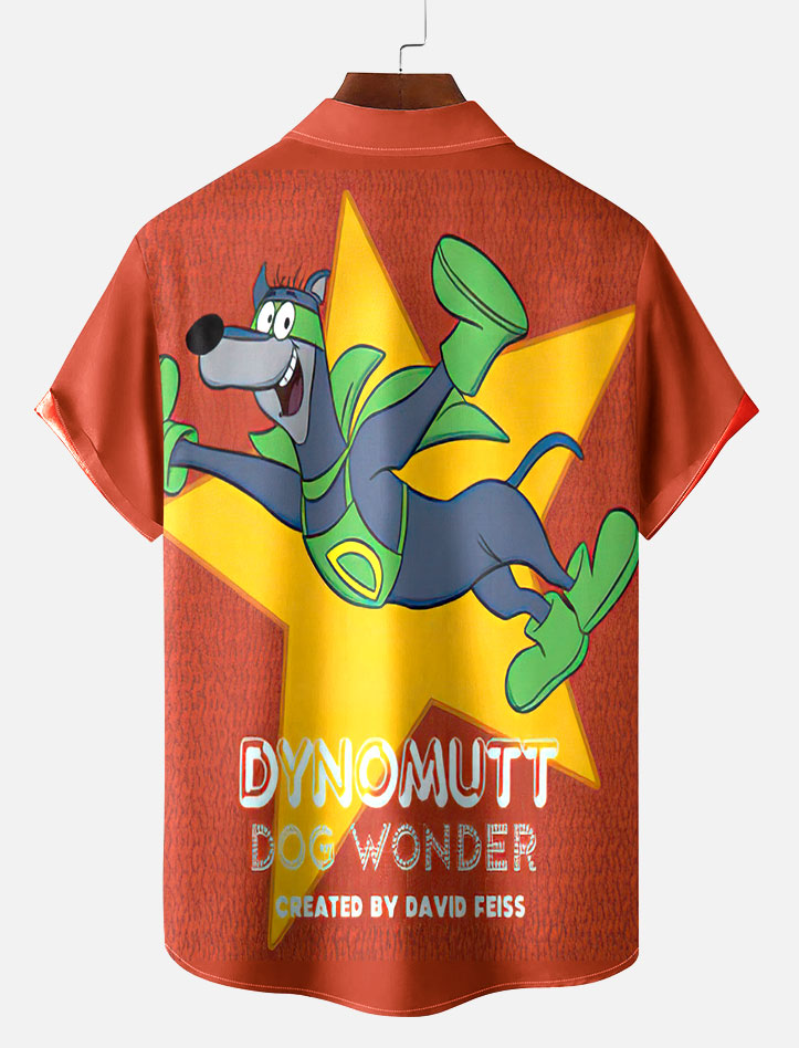 Men's Retro Comic Cartoon Classic Character Graphic Short Sleeve Shirt
