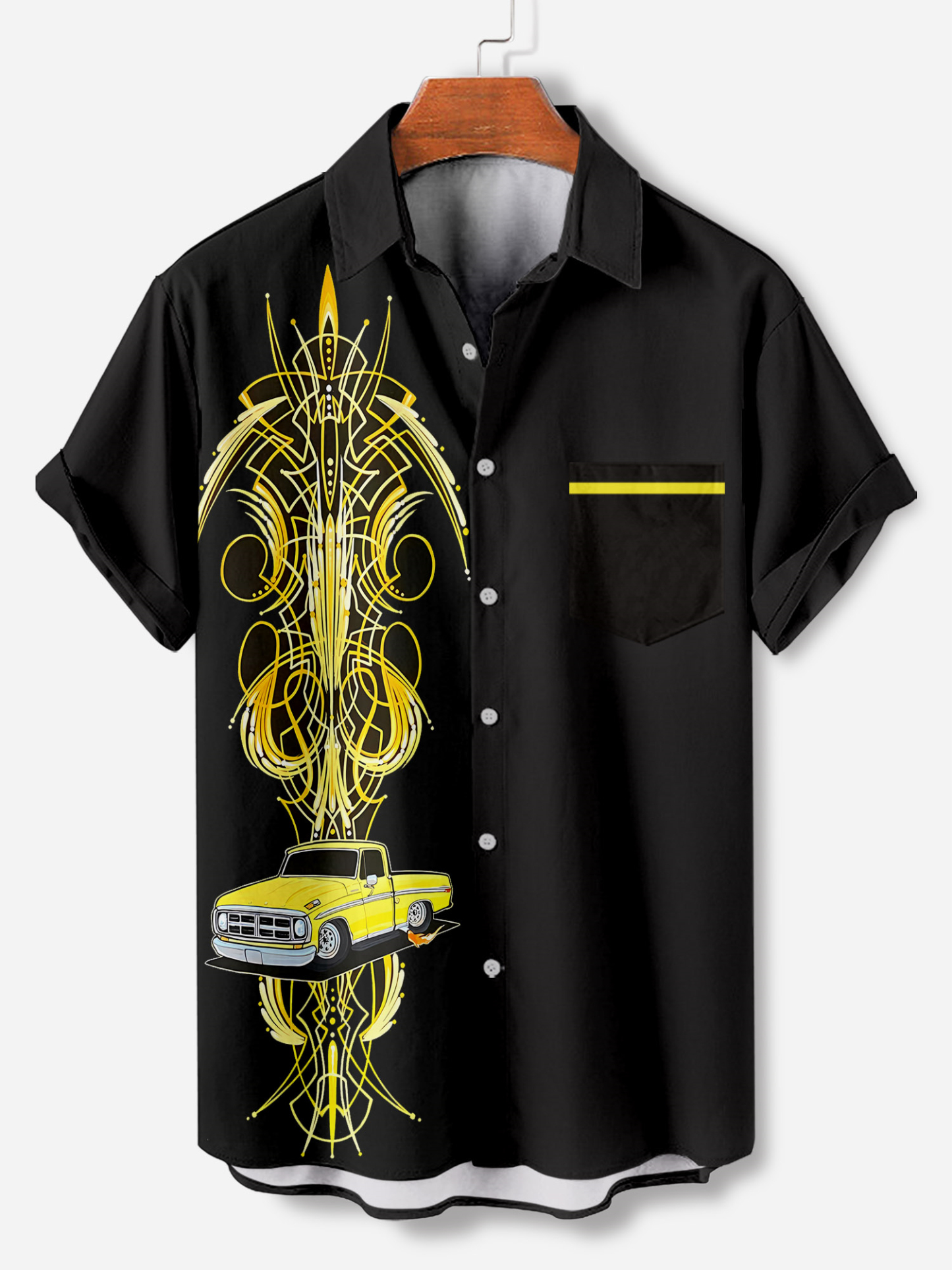 Men's Short Refreshing elegant hawaii Sleeve Shirt