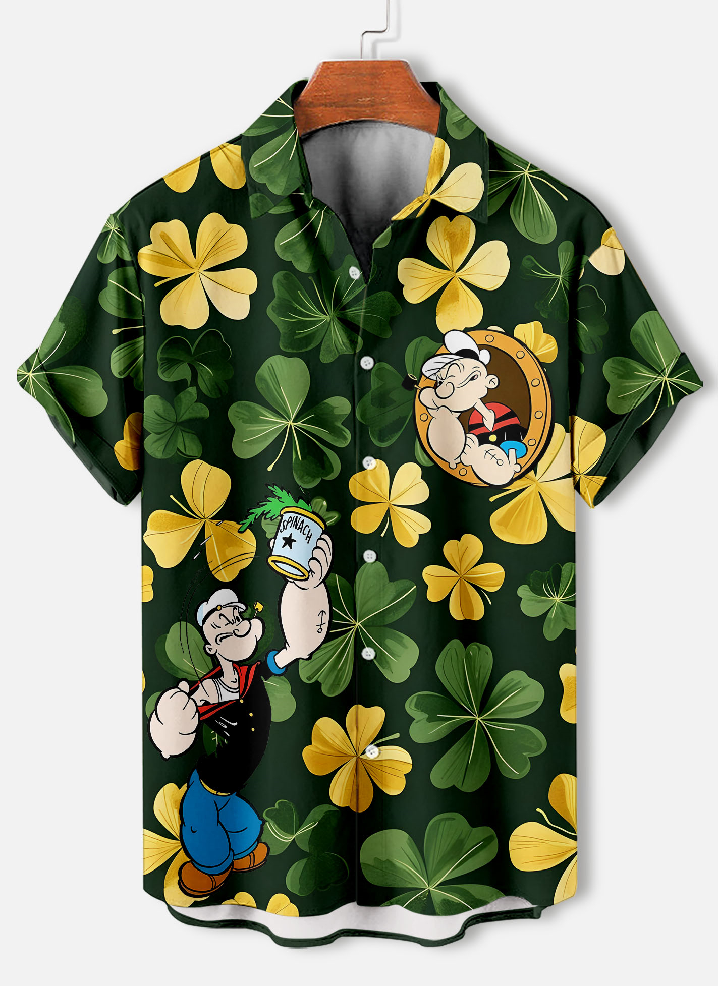 Men's Short Refreshing elegant hawaii Sleeve Shirt