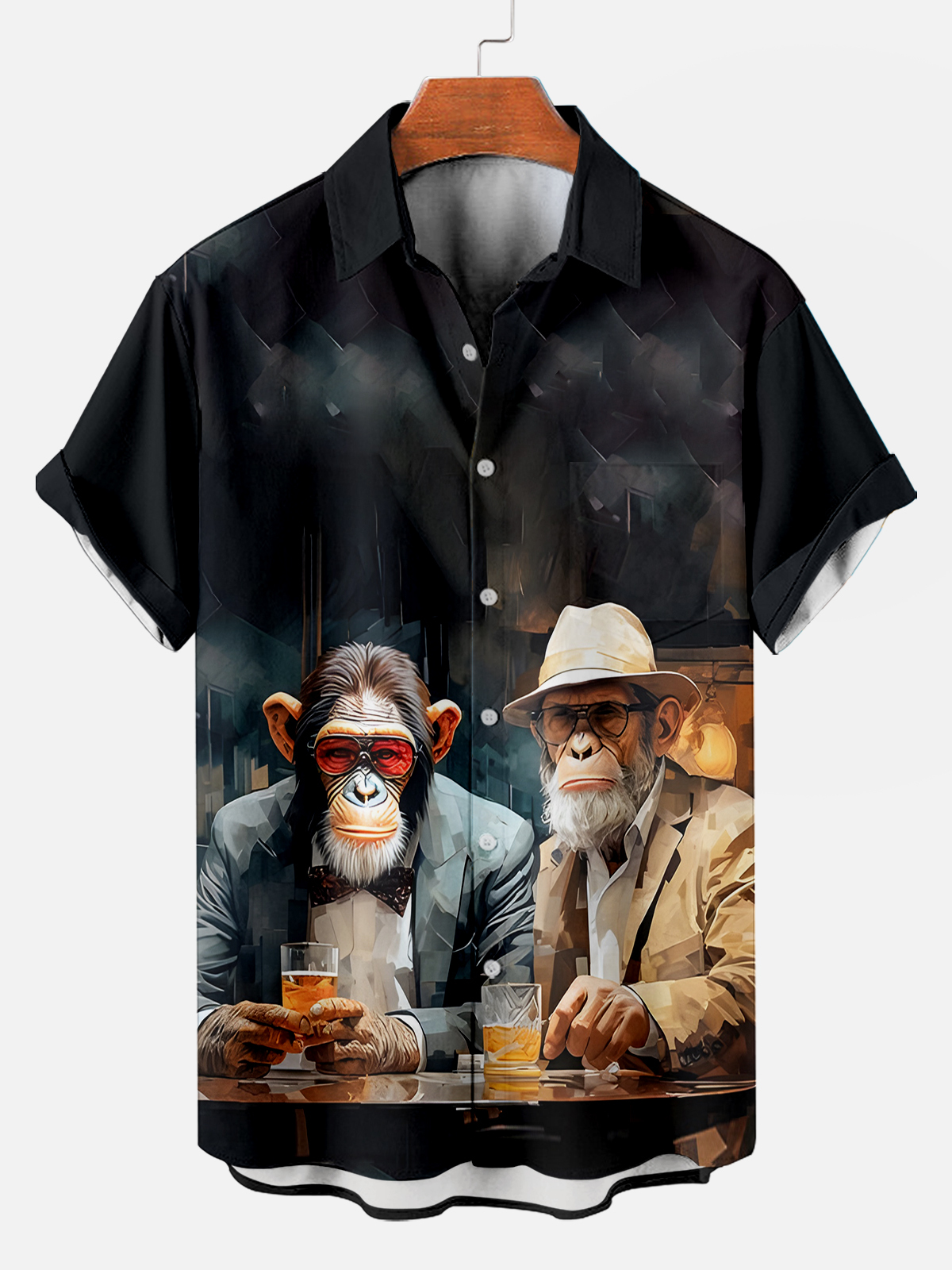 Animal Graphic Short Sleeve Shirt
