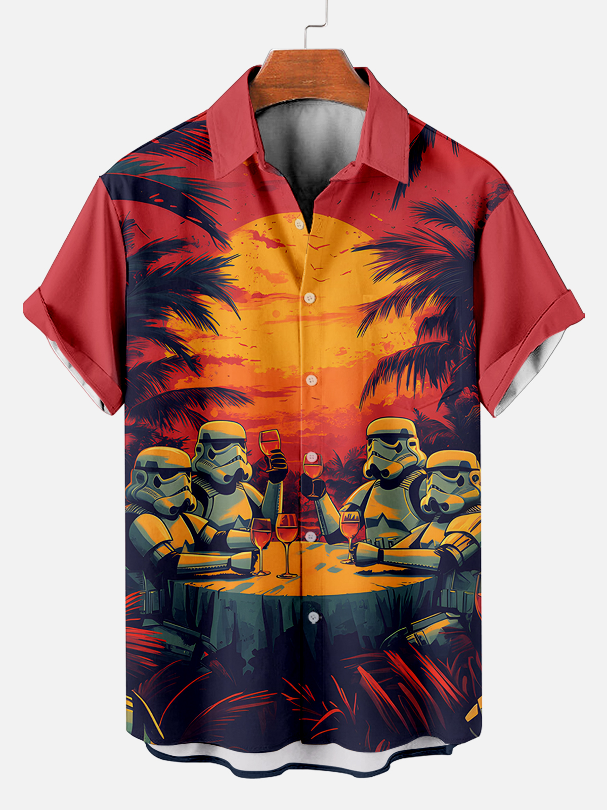 Men's Classic Movie Graphic Short Sleeve Shirt