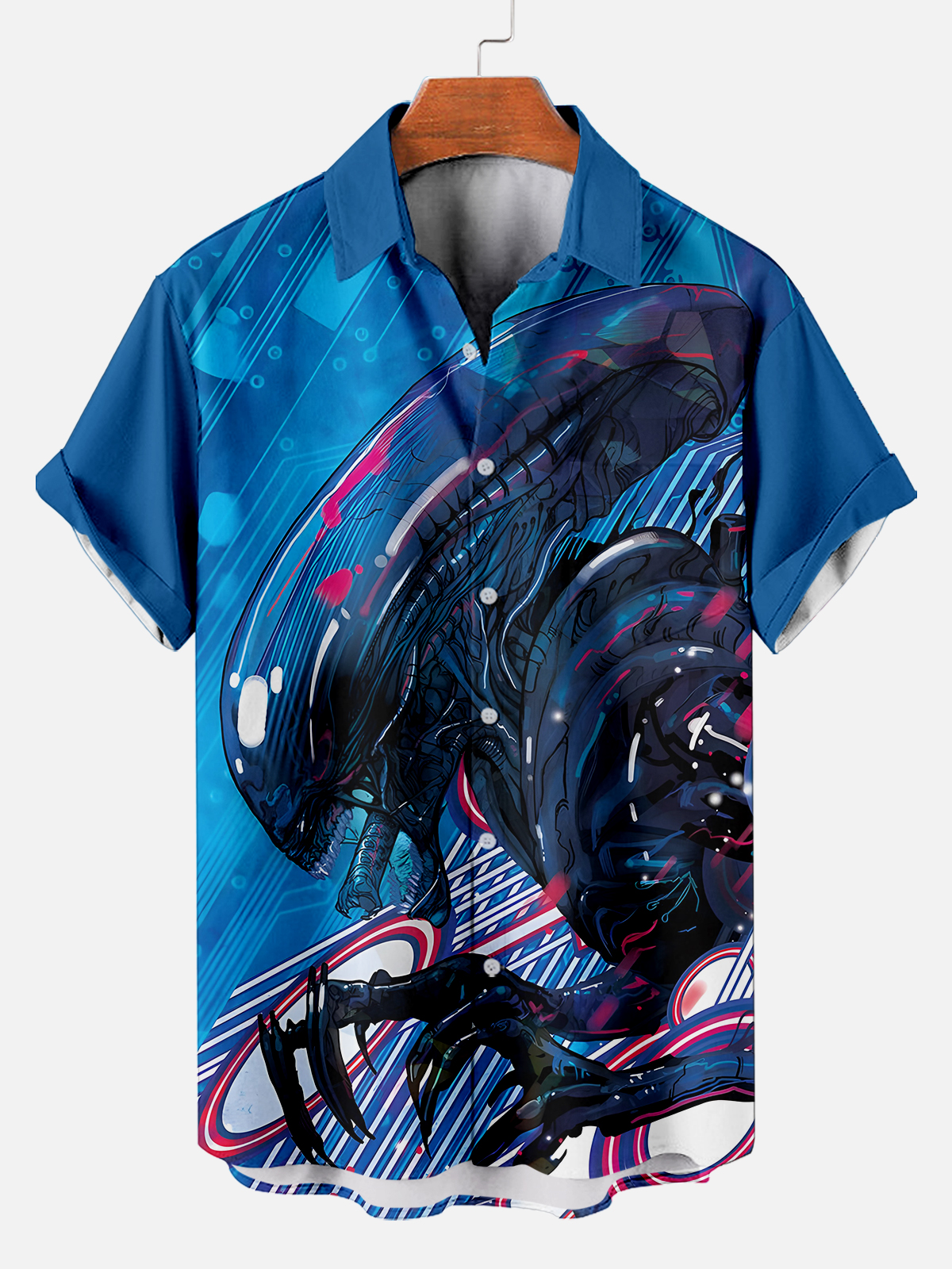 Men's Classic Movie Graphic Short Sleeve Shirt