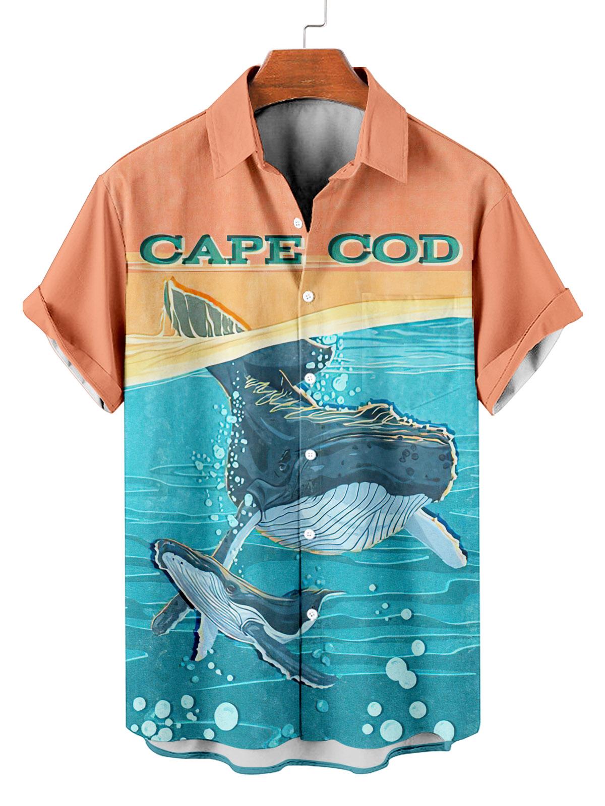 Vintage Magazine pattern short sleeved shirt