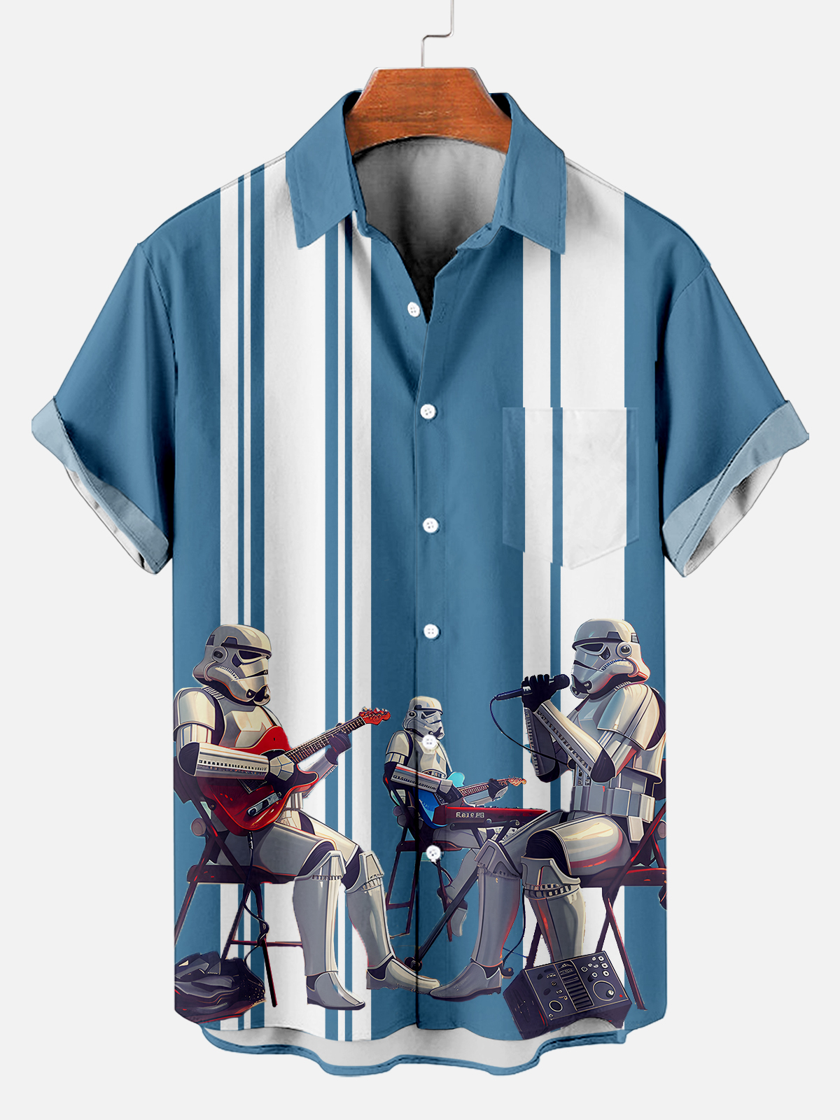 Men's Classic Movie Graphic Short Sleeve Shirt