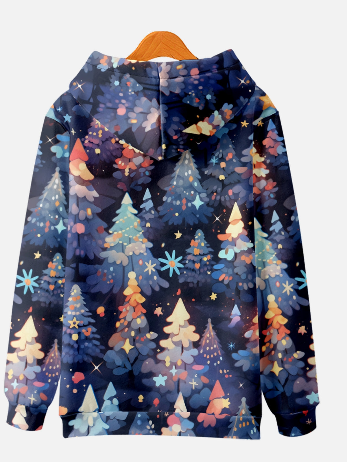 Unisex Beautiful Snowy Christmas Trees Hoodie