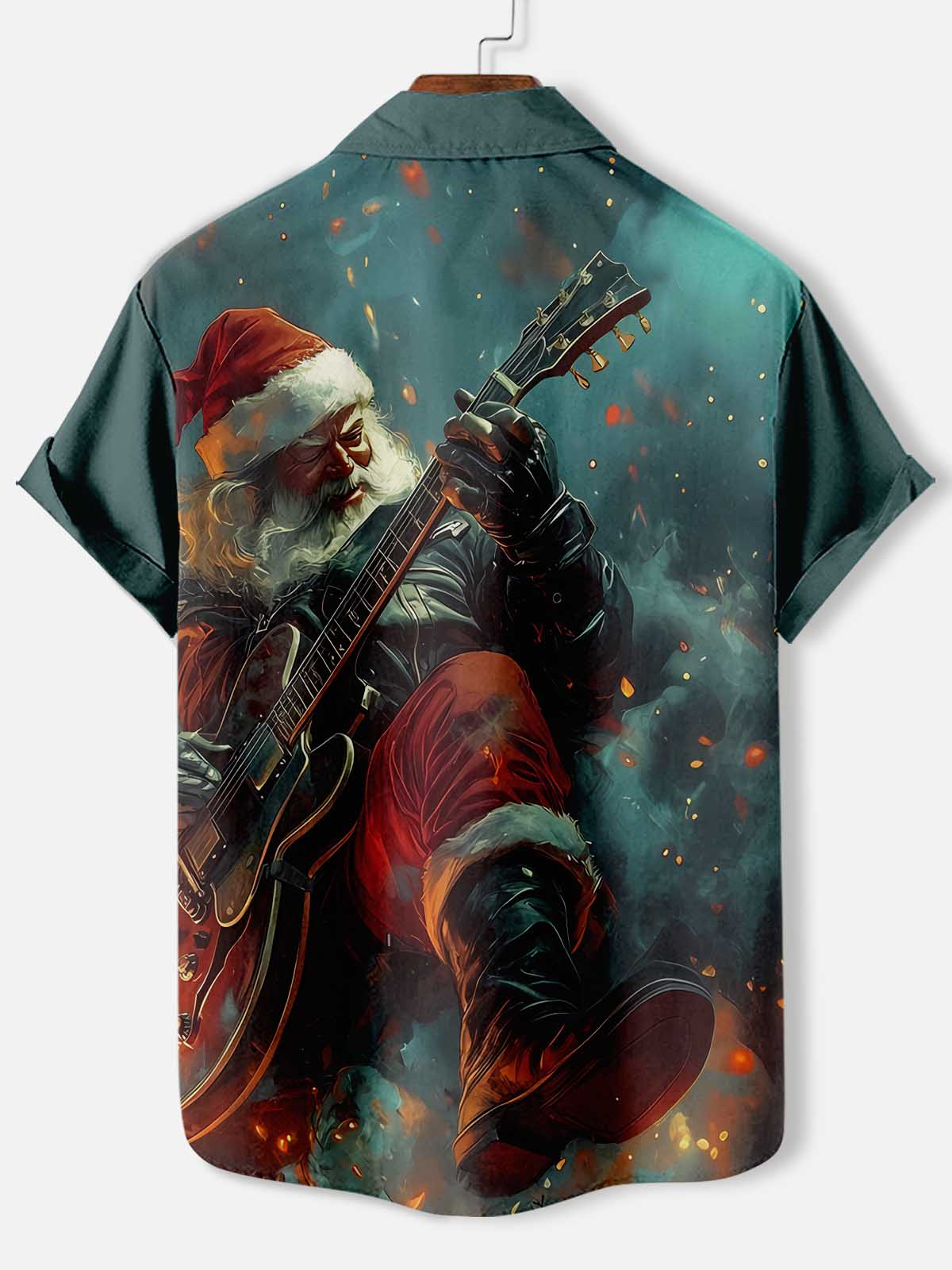 Men's Christmas Graphic Short Sleeve Shirt