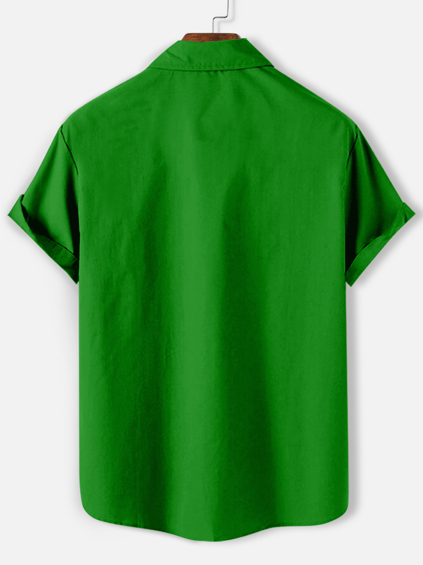 Men's Casual St. Patrick's Day Graphic Short Sleeve Shirt