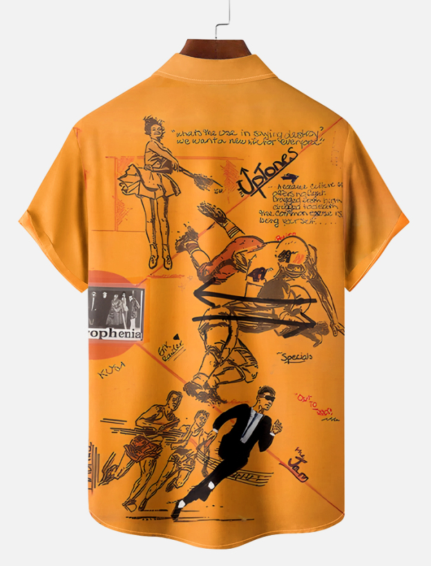 Pop Culture 70's-80s Men's Nostalgia Shirt