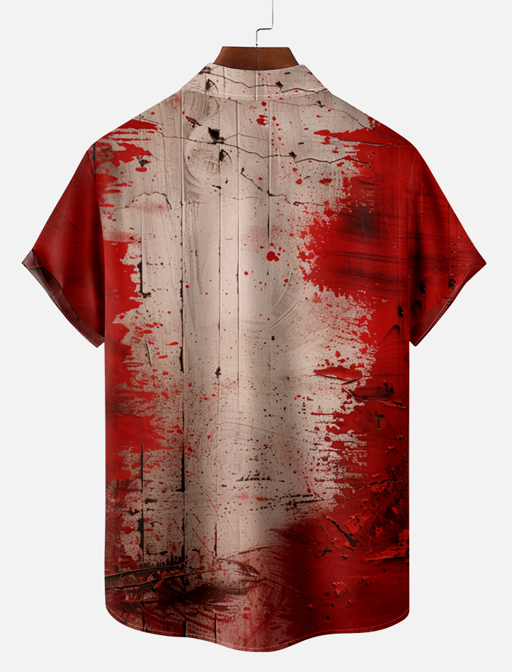 Men's Halloween Graphic Short Sleeve Shirt