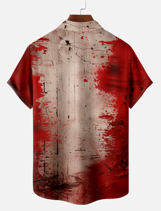 Men's Halloween Graphic Short Sleeve Shirt