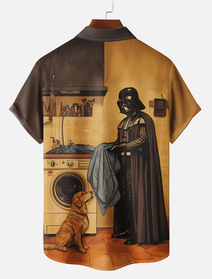 Men's Classic Movie Graphic Short Sleeve Shirt