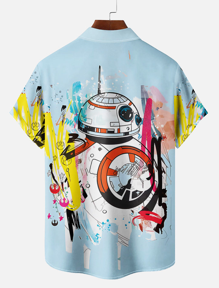 Men's Classic Movie Graphic Short Sleeve Shirt