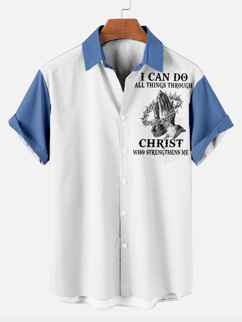 MEN'S MEMORIAL DAY FAITH PRINT SHORT SLEEVE SHIRT